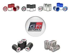 Toyota Cappelli valvola Auto Stile Metallizzato